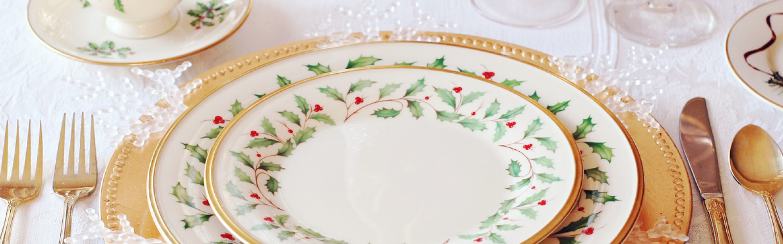 クリスマスの食器
