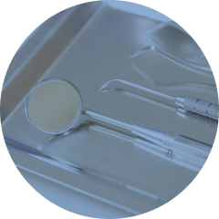 虫歯の治療器具の写真